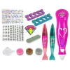 LEAN TOYS Nagu krāsošanas komplekts Nagu pildspalvas Mirdzumu dozators Dimanti