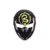 LEAN TOYS Ninja karotāja komplekts ar masku, zobenu, dunčiem, šurikeniem, loku un bultām – sarkani rotājumi (10 gab.)