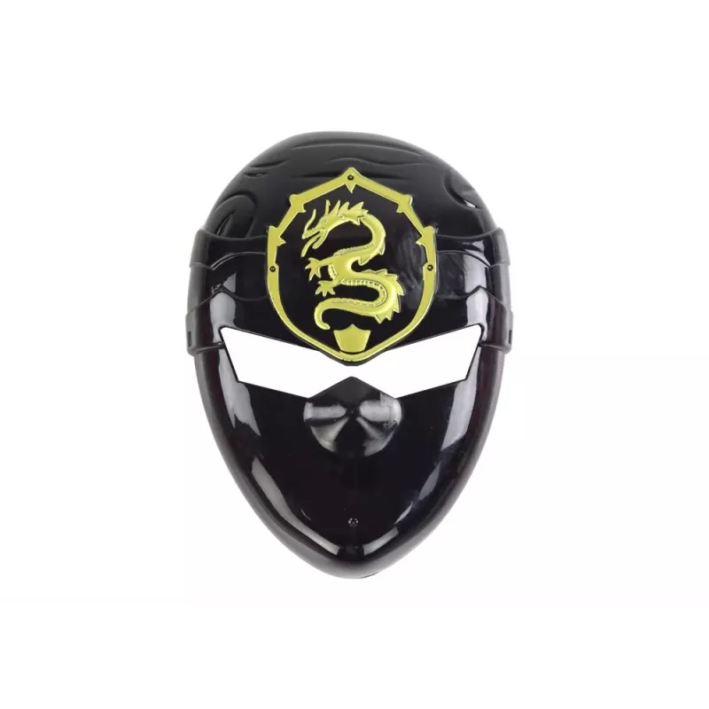 LEAN TOYS Ninja karotāja komplekts ar masku, zobenu, dunčiem, šurikeniem, loku un bultām – sarkani rotājumi (10 gab.)