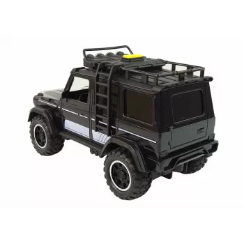LEAN TOYS Bezceļu auto 1:14 Berzes piedziņa Melns