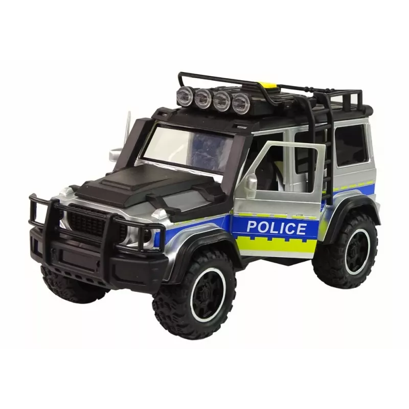 LEAN TOYS bezceļu policijas automašīna 1:14 ar inerces piedziņu
