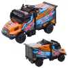 LEAN TOYS bezceļu RC kravas automašīna 1:16 mērogs oranža zila ar gaismām un skaņām