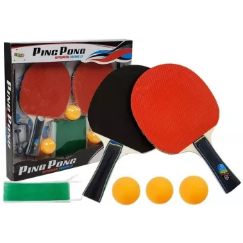 LEAN TOYS Ping Pong Set Rackets Net