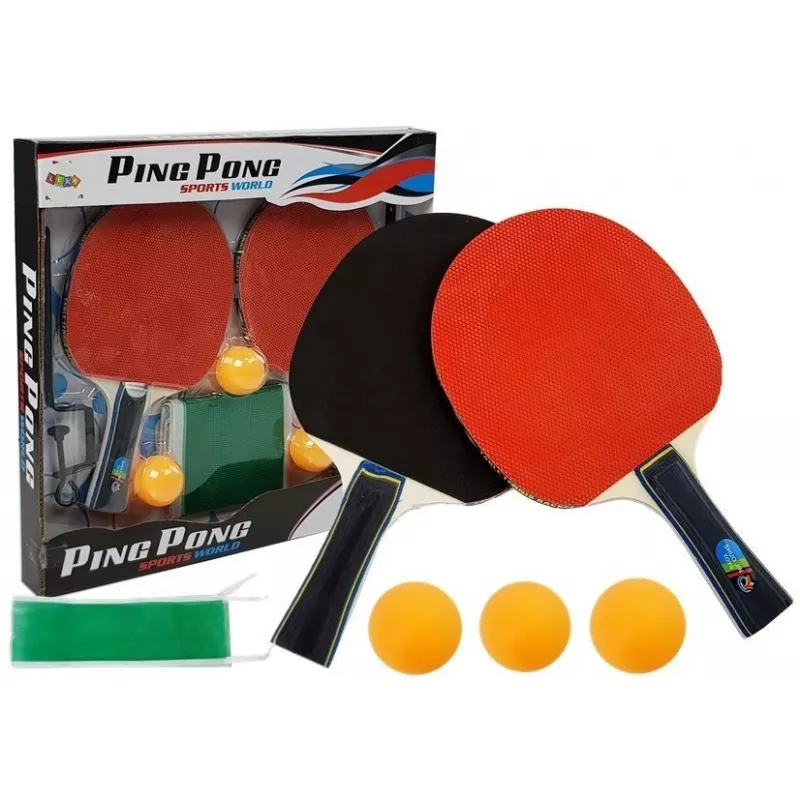 LEAN TOYS Ping Pong Set Rackets Net