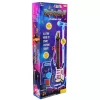 LEAN TOYS Rozā elektriskā ģitāra ar mikrofonu un pastiprinātāju