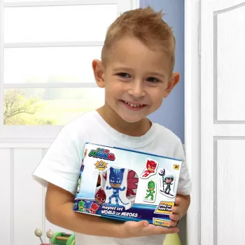 LEAN TOYS PJ Masks Magnetu komplekts ME 5031-31