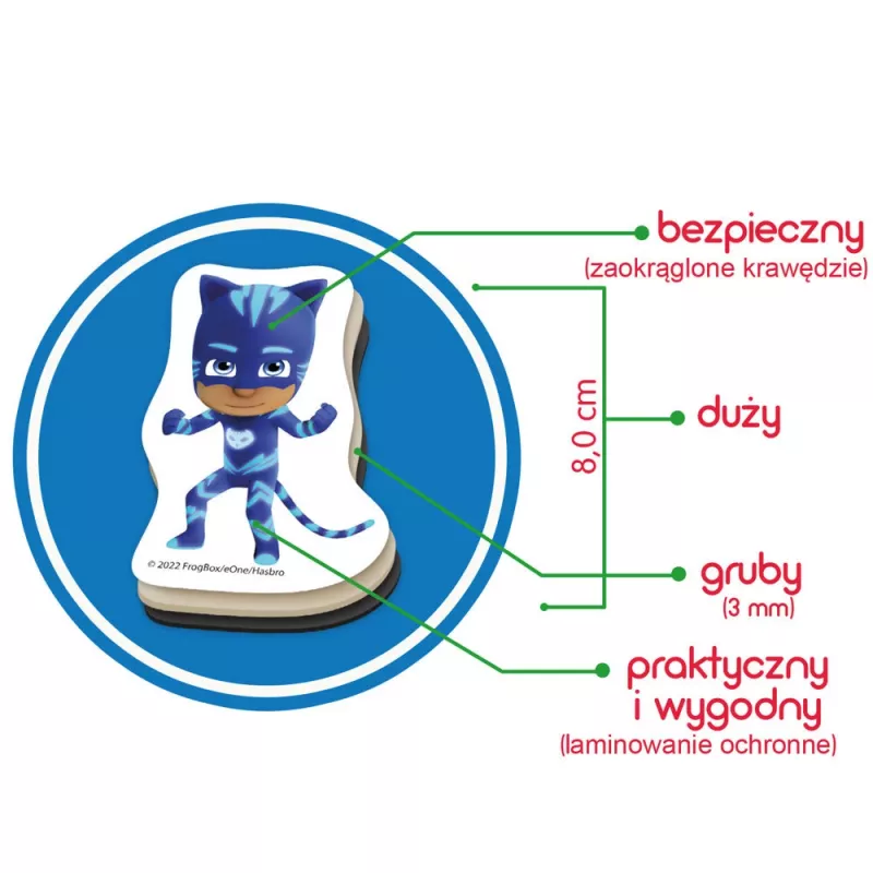 LEAN TOYS PJ Masks Magnetu komplekts ME 5031-31
