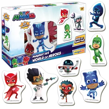 LEAN TOYS PJ Masks Magnetu komplekts ME 5031-31