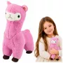 LEAN TOYS plīša alpakas lama plīša rotaļlieta – īpaši mīksta mīksta rozā 28 cm