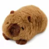 LEAN TOYS Plīša kapibara dzīvnieku maskots mīkstā rotaļlieta brūna 16 cm