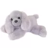 LEAN TOYS plīša kokerspaniels ar svērtām ķepām, pelēks, 30 cm