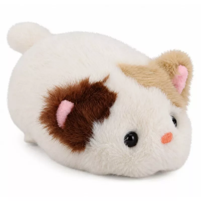 LEAN TOYS Plīša kaķēna maskota mīkstā rotaļlieta maza balta 16 cm