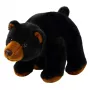LEAN TOYS Plīša talismans Mīkstā rotaļlieta Melnais lācis 28cm