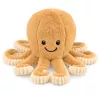 LEAN TOYS plīša astoņkājis ar elastīgiem taustekļiem, bēšs 50 cm – mīksta rotaļlieta