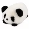 LEAN TOYS Plīša panda dzīvnieku maskota mīļdzīvnieks melnbalts 16 cm