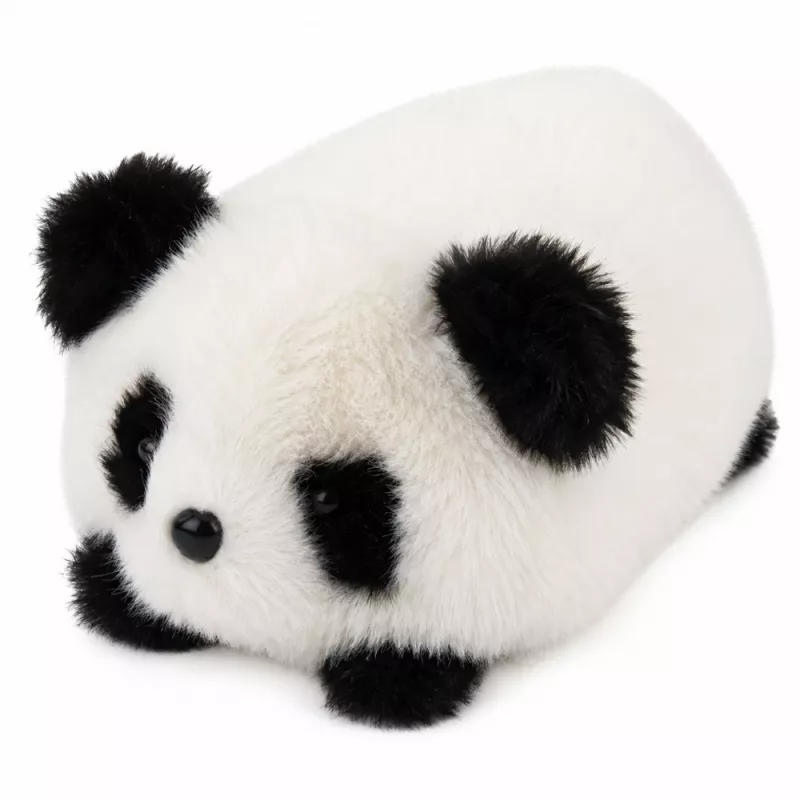 LEAN TOYS Plīša panda dzīvnieku maskota mīļdzīvnieks melnbalts 16 cm