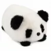 LEAN TOYS Plīša panda dzīvnieku maskota mīļdzīvnieks melnbalts 16 cm