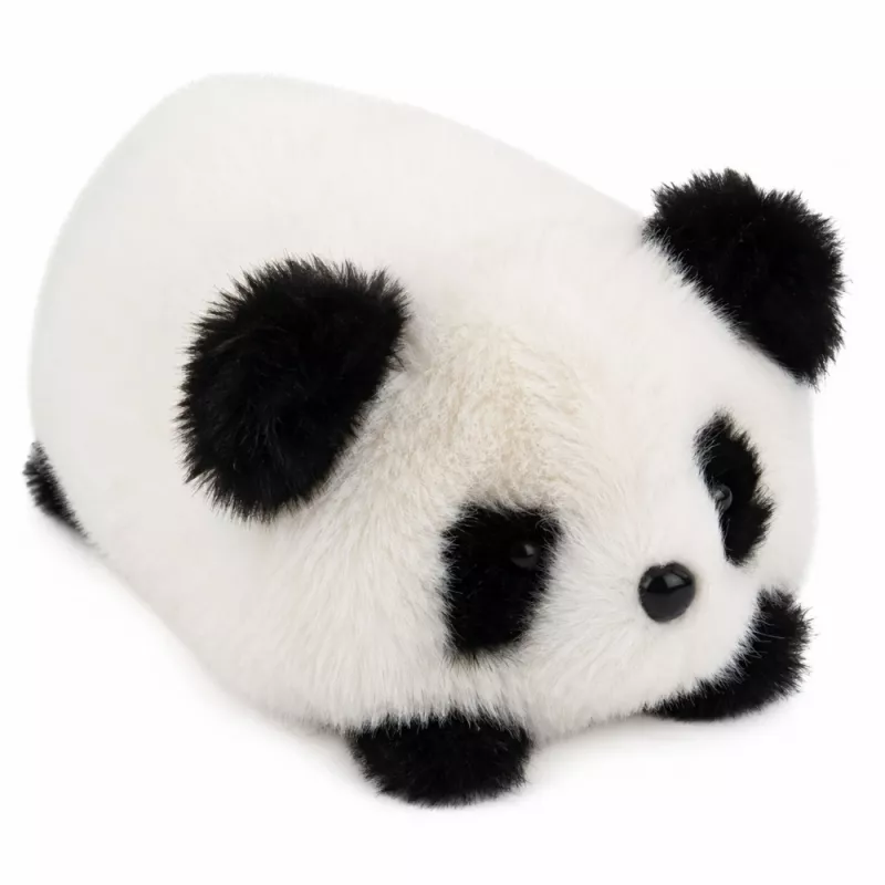 LEAN TOYS Plīša panda dzīvnieku maskota mīļdzīvnieks melnbalts 16 cm