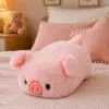 LEAN TOYS Plīša cūka Mascot Mīksta mīļa rotaļlieta Rozā 16 cm