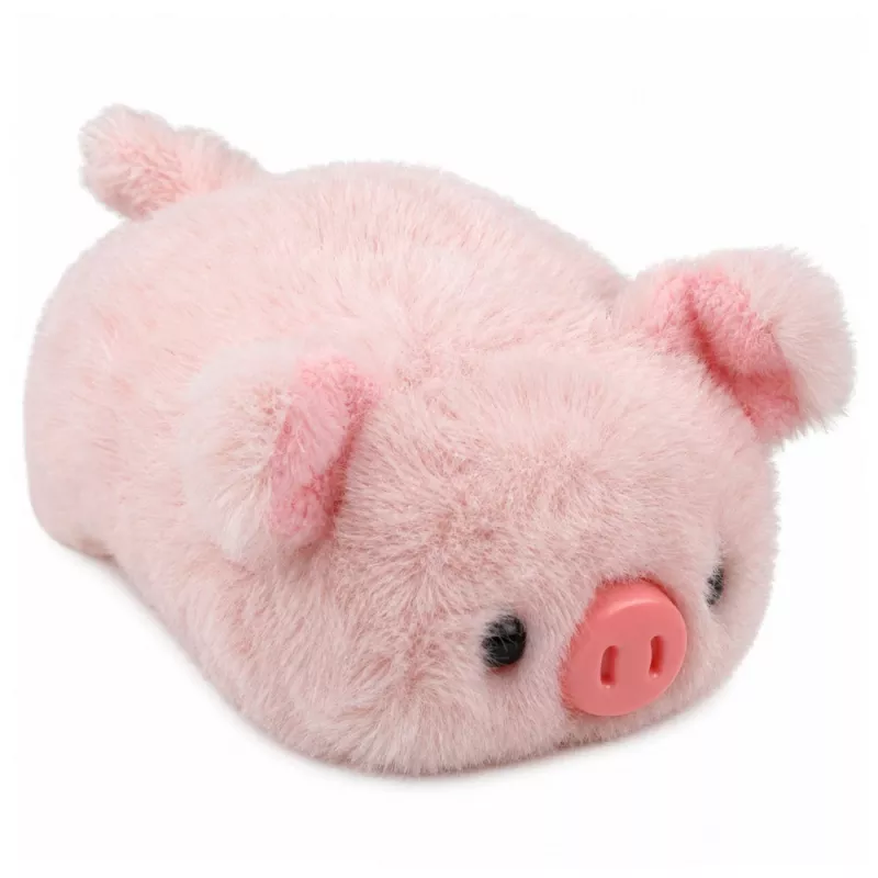 LEAN TOYS Plīša cūka Mascot Mīksta mīļa rotaļlieta Rozā 16 cm