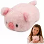 LEAN TOYS Plīša cūka Mascot Mīksta mīļa rotaļlieta Rozā 16 cm
