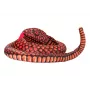 LEAN TOYS Plush Snake Mascot Red 100 cm