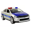 LEAN TOYS Policijas auto 1:14 Berzes piedziņa Skaņa Gaisma Sudrabs