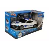 LEAN TOYS Policijas automašīnas glabāšanas garāža 2in1 Policists Mazās automašīnas Skaņa Gaisma