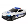 LEAN TOYS Policijas automašīnas glabāšanas garāža 2in1 Policists Mazās automašīnas Skaņa Gaisma