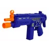 LEAN TOYS Policijas pistoles komplekts ar nozīmīti, tumši zils, skaņas un gaismas efekti, 37cm