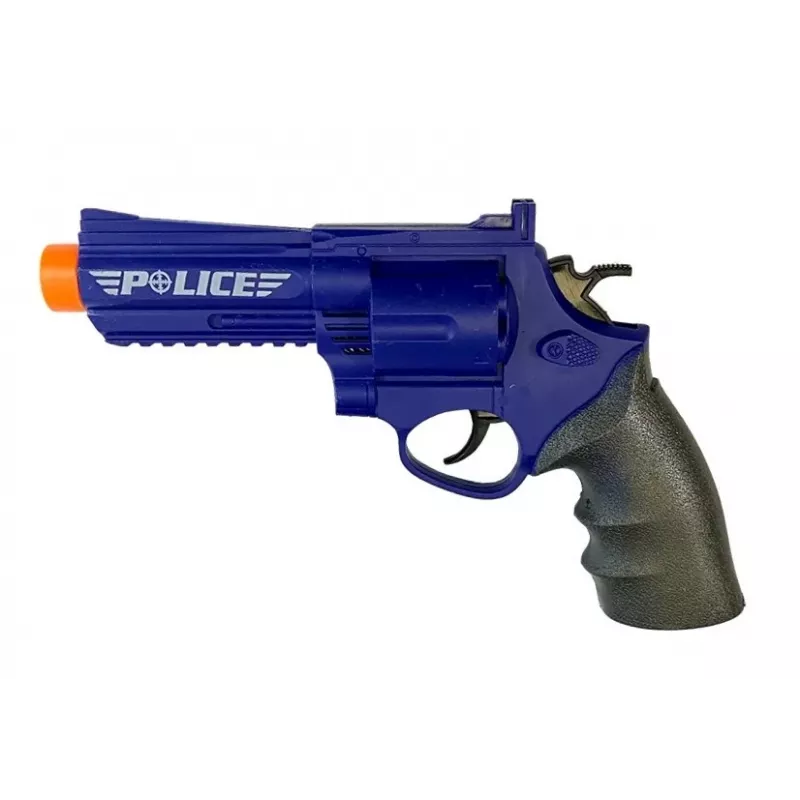 LEAN TOYS Policijas rotaļu komplekts ar grabuli
