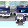LEAN TOYS Policijas pilsētas vilciena komplekts zils 203 km/h