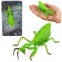 LEAN TOYS Lūgšanas dievlūdzēja gumijas figūra, staipīga, reālistiska, zaļa, 18 cm
