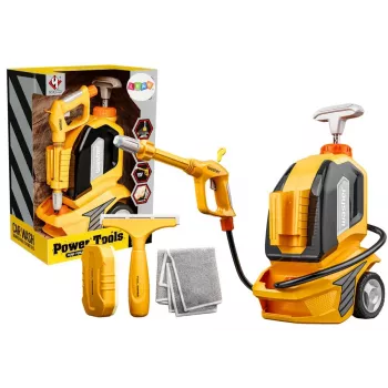LEAN TOYS Rokas mazgātājs bērniem - Rotaļlietu tīrīšanas komplekts ar drāniņu, sūkli un stieņu, manuālais sūknis, 750 ml, vecumam no 3 gadiem