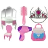 LEAN TOYS Princess teltis bērniem Skaistumkopšanas salons Rozā Aksesuāri Kronis