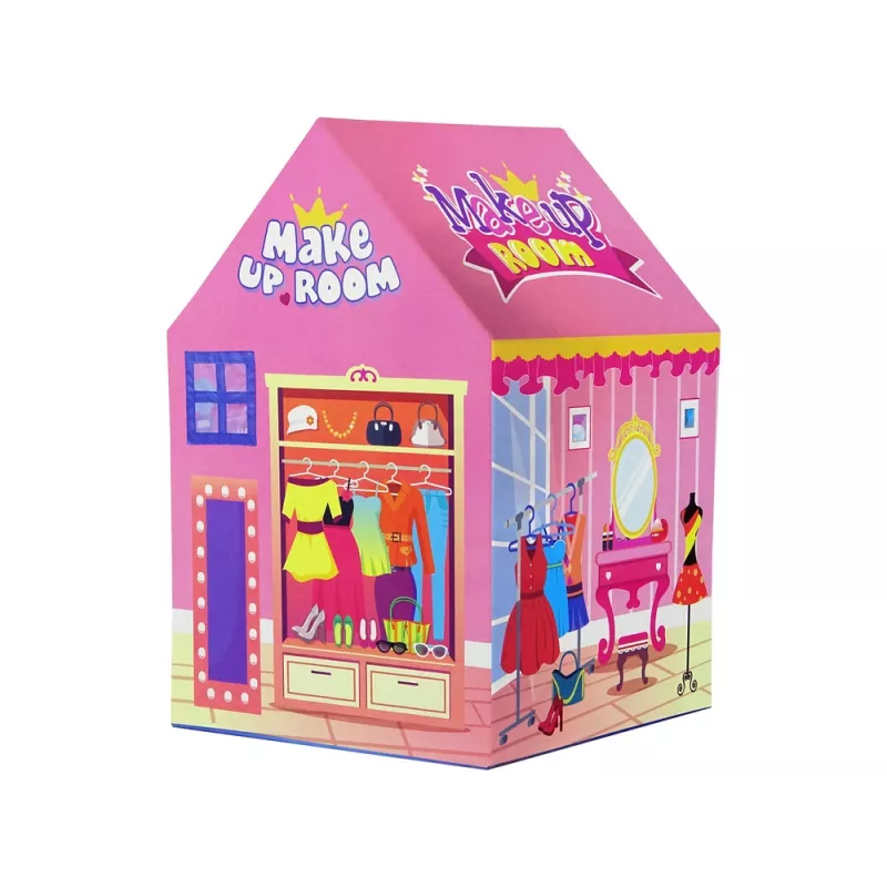 LEAN TOYS Princess teltis bērniem Skaistumkopšanas salons Rozā Aksesuāri Kronis