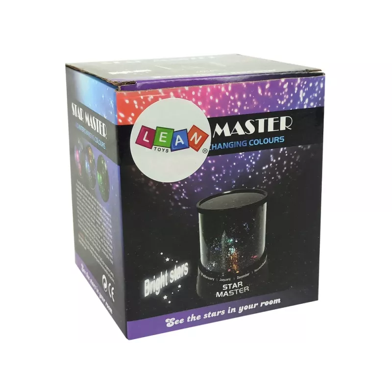 LEAN TOYS Projector Star Planets Night Light with Batteries