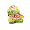 LEAN TOYS PU Futbols ar Jojo Dzēšgumiju Lēkāšanai, 6 cm, Oranžs