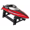 LEAN TOYS R/C Remote Controlled Motorboat 2.4G Red 20-25 KM/H
