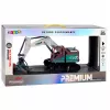LEAN TOYS RC Crawler Excavator ar kustīgu roku un gaismām 1:14