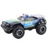 LEAN TOYS RC bezceļa policijas automašīna 1:8 melna