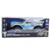 LEAN TOYS RC bezceļu policijas automašīna 1:8 Sudraba