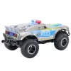 LEAN TOYS RC bezceļu policijas automašīna 1:8 Sudraba
