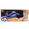 LEAN TOYS RC sporta auto ar apgaismotu drifta virsbūvi, zils 1:16 4WD 2.4GHz
