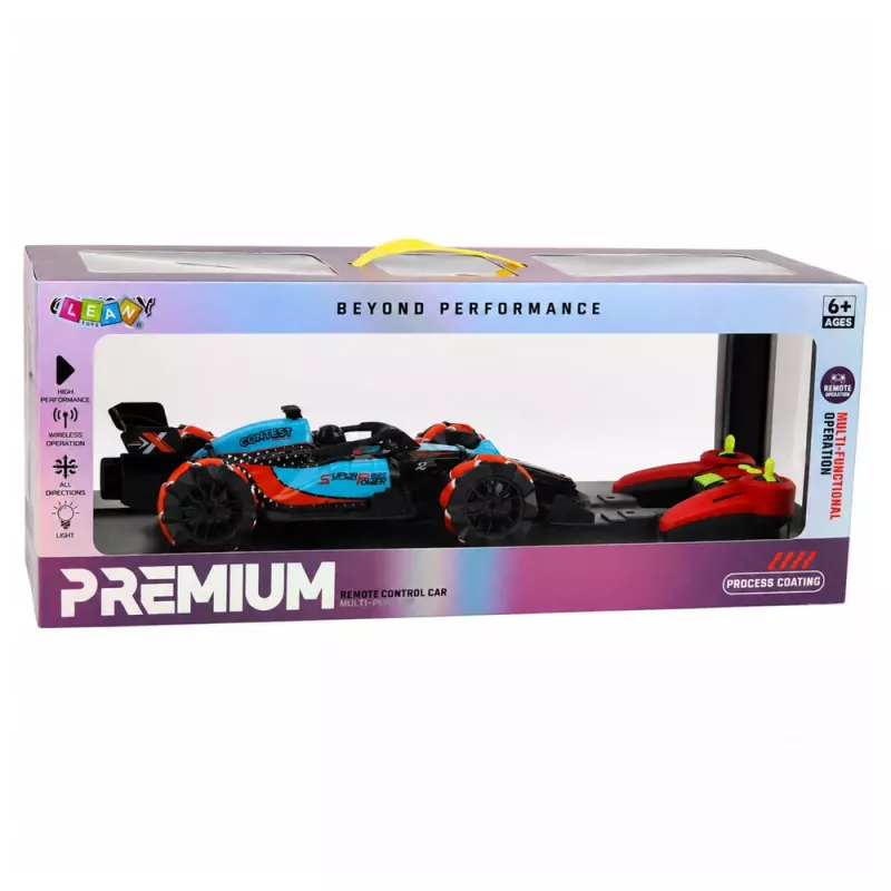 LEAN TOYS RC Sports tālvadības sacīkšu automašīna drifta manevri gaismas skaņas 1:14