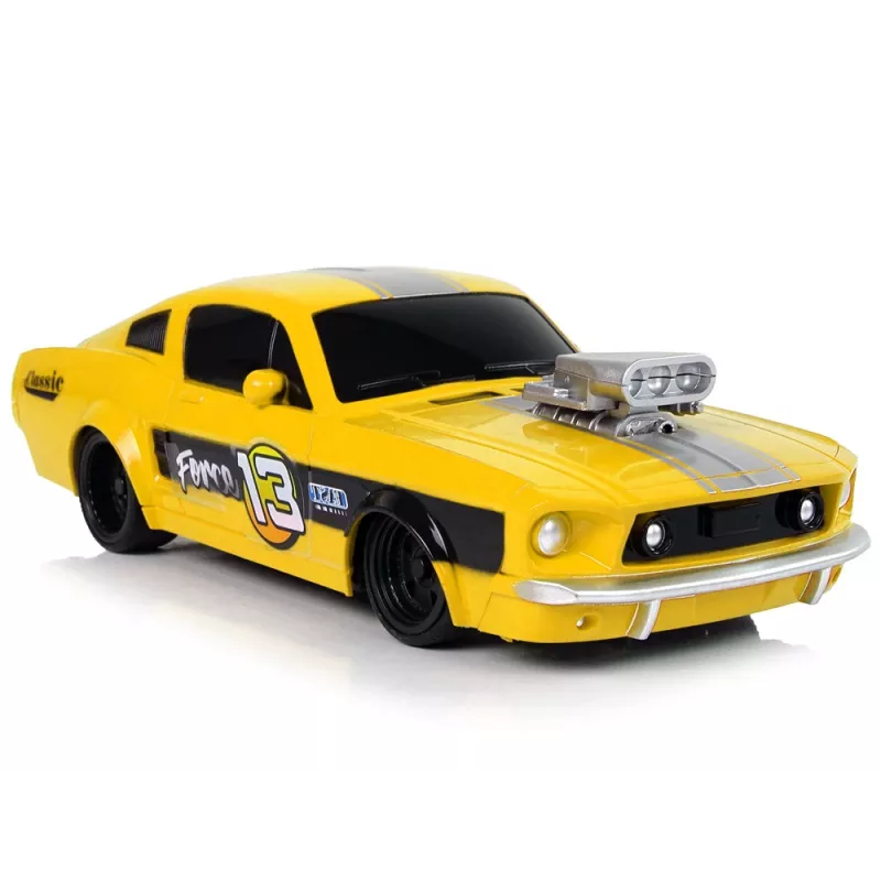 LEAN TOYS Remote Control Sports Car Classic 1:20 Yellow Pilot