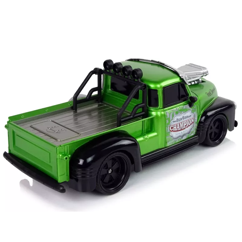 LEAN TOYS Remote Controlled 1:18 Green Pick-up Truck