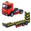 LEAN TOYS Remote Controlled Car Transporter Set 1:16 – RC Tow Truck & Red Sports Car (22707)