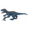 LEAN TOYS Ar vadību vadāms dinozaurs Velociraptor ar skaņu un rēcienu, zils