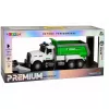 LEAN TOYS radio vadāms RC pašizgāzējs ar kustīgu kravas kasti zaļš 1:14